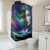 「マーメイドのスターライトワルツ」 シャワーカーテン (インサイチュ)