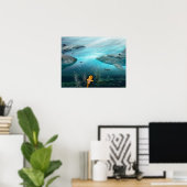 マーメイドのダンニのポスター ポスター (ホームオフィス)