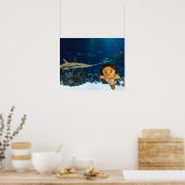 マーメイドのダンニのポスター ポスター (キッチン)