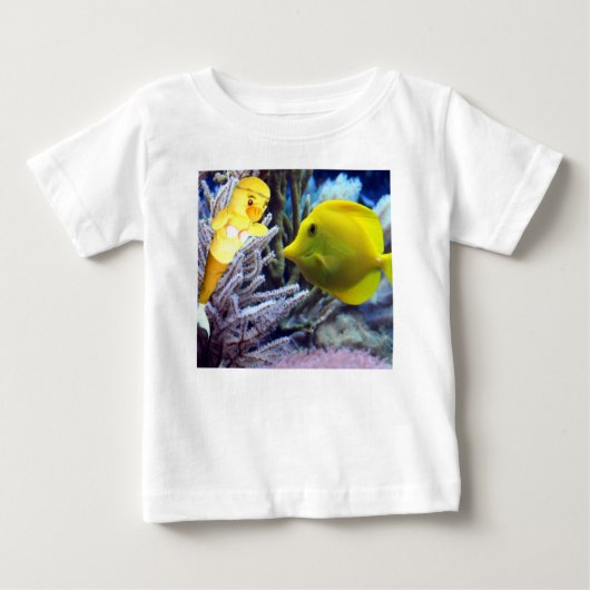 マーメイドのダンニ ベビーTシャツ (正面)