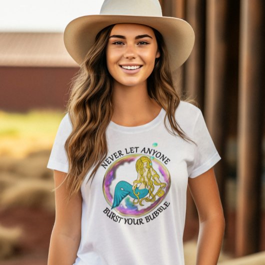 マーメイドのバブル・バースト Tシャツ