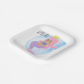 マーメイドのパーティーテーマコレクションは ペーパープレート (傾斜あり)