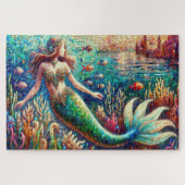 マーメイドのモザイクマリンダンス ジグソーパズル (横)
