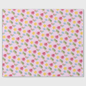 マーメイドのレインボーお洒落タメの誕生日 ラッピングペーパー (フラット)