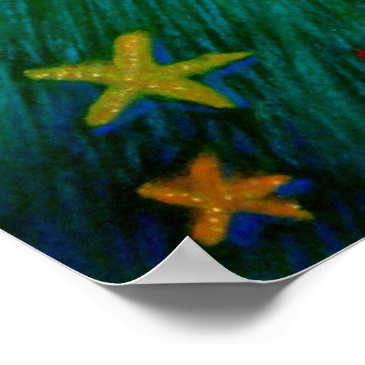 マーメイドの乗り物 – 魔法のシーホース ポスター (角)