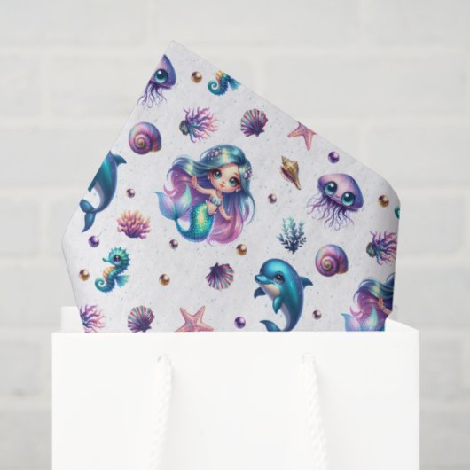 マーメイドの冒険！ 薄葉紙 (ギフトバッグ)