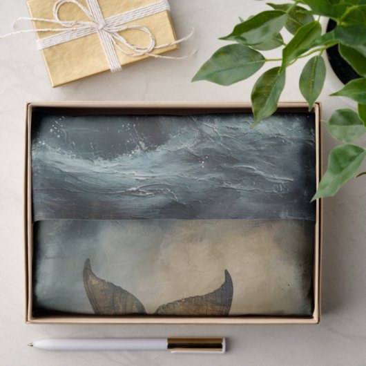 マーメイドの別れのデコパージュティッシュペーパー 薄葉紙 (ギフト)