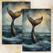 マーメイドの別れのデコパージュティッシュペーパー 薄葉紙