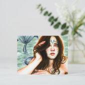 マーメイドの嘆きの葉書 ポストカード (スタンド正面)