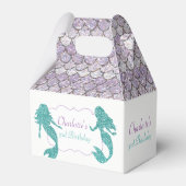 マーメイドの好意ボックス、誕生日パーティーの装飾 フェイバーボックス (裏面サイド)