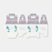 マーメイドの好意ボックス、誕生日パーティーの装飾 フェイバーボックス (折り畳みなし)