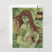 マーメイドの宝はがき ポストカード (正面/裏面)