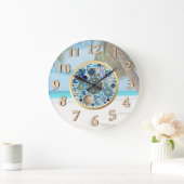 マーメイドの宝物1 ラージ壁時計 (ホーム)