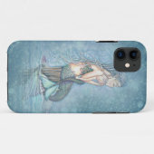 マーメイドの幻想芸術 iPhoneケース 母と子 Case-Mate iPhoneケース (裏面(横))