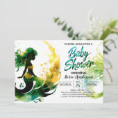 マーメイドの海の冒険:ベビーシャワー 招待状 (スタンド正面)