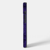 マーメイドの皮膚パープルシルバーフェイクグリッターモノグラム Case-Mate iPhoneケース (裏面 / 左)