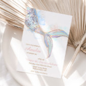 マーメイドの誕生日パーティーの招待 – 海の下 招待状