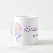 マーメイドの誕生日マグカップ コーヒーマグカップ (正面左)