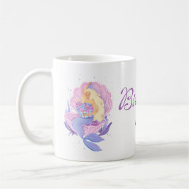 マーメイドの誕生日マグカップ コーヒーマグカップ
