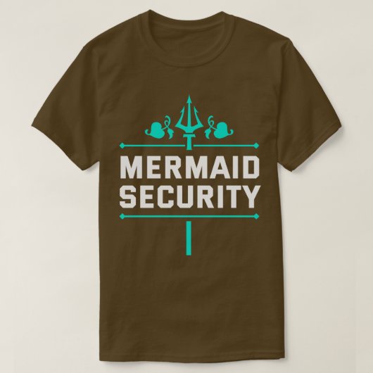 マーメイドの警備 Tシャツ (デザイン正面)