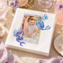 マーメイドの1歳の誕生日フォト