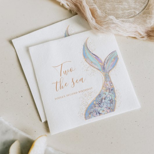 マーメイドの2nd誕生日 スタンダードカクテルナプキン