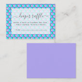 マーメイドはかりで測おむつラッフル エンクロージャーカード (正面/裏面)