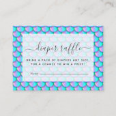 マーメイドはかりで測おむつラッフル エンクロージャーカード (正面)