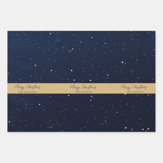 マーメイドはかりで測と金ゴールドグリッターラッパー紙 ラッピングペーパーシート (正面3)