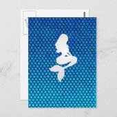 マーメイドはかりで測はがき ポストカード (正面/裏面)