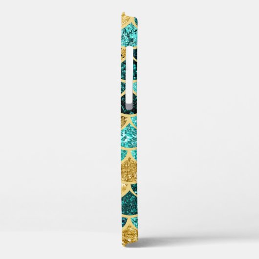 マーメイドはかりで測アクア手書き名前金ゴールド Case-Mate iPhoneケース (裏面 / 左)