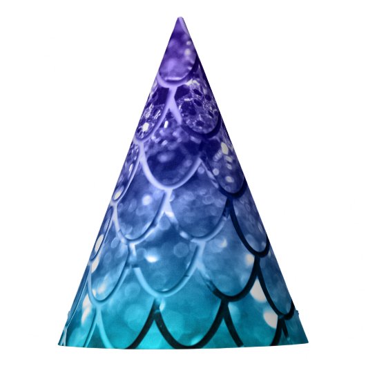 マーメイドはかりで測オンユニコーンガールズグリッター#19 パーティーハット (正面)