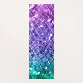 マーメイドはかりで測オンユニコーンガールズグリッター#19 ヨガマット (裏面)