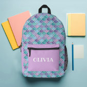 マーメイドはかりで測カスタム プリントバックパック