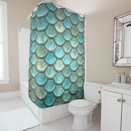 マーメイドはかりで測カーテン式シャワーカーテン シャワーカーテン (インサイチュ)