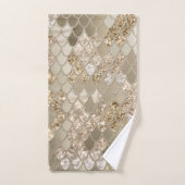 マーメイドはかりで測グリッター#5 #shiny #decor バスタオルセット (ハンドタオル)