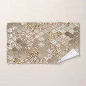 マーメイドはかりで測グリッター#5 #shiny #decor バスタオルセット (ハンドタオル)