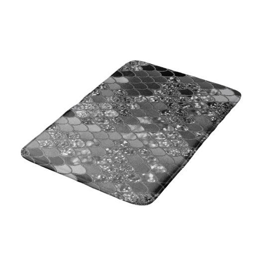 マーメイドはかりで測グリッター#7 (フェイクグリッター) #shiny バスマット (アングル)