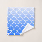 マーメイドはかりで測バパーソナライズされたスタオオルセット バスタオルセット (ウォッシュタオル)