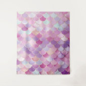 マーメイドはかりで測バースデーパーティータペストリー タペストリー (正面)