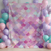 マーメイドはかりで測バースデーパーティータペストリー タペストリー