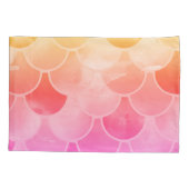 マーメイドはかりで測パープルピンクの名前の女の子 枕カバー (裏面)