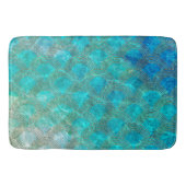 マーメイドはかりで測ビーチサマーウォーターシーおもしろい バスマット (正面)