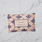 マーメイドはかりで測ピンク紫の名前 アクセサリーポーチ