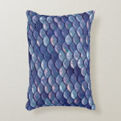 マーメイドはかりで測ブルーアクセント枕 アクセントクッション (正面(垂直))