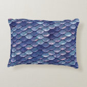 マーメイドはかりで測ブルーアクセント枕 アクセントクッション (裏面)