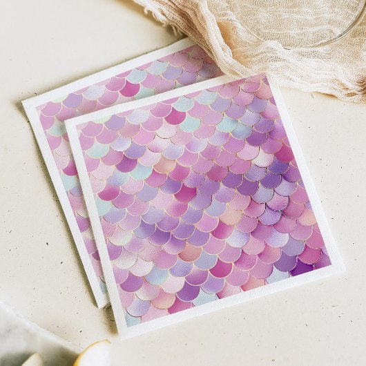 マーメイドはかりで測誕生日パーティー スタンダードカクテルナプキン