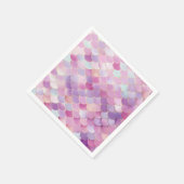 マーメイドはかりで測誕生日パーティー スタンダードカクテルナプキン (角)