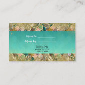 マーメイドはかりで測金ゴールドグリッターフレンド参照 紹介カード (裏面)