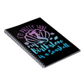 マーメイドはかわいらし確かに私の誕生石は貝殻である ノートブック (右側)